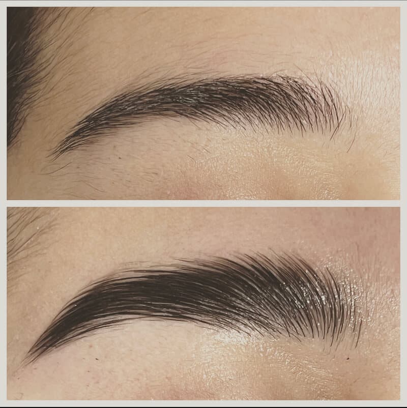 Brow Lamination, Wax &amp; Tint